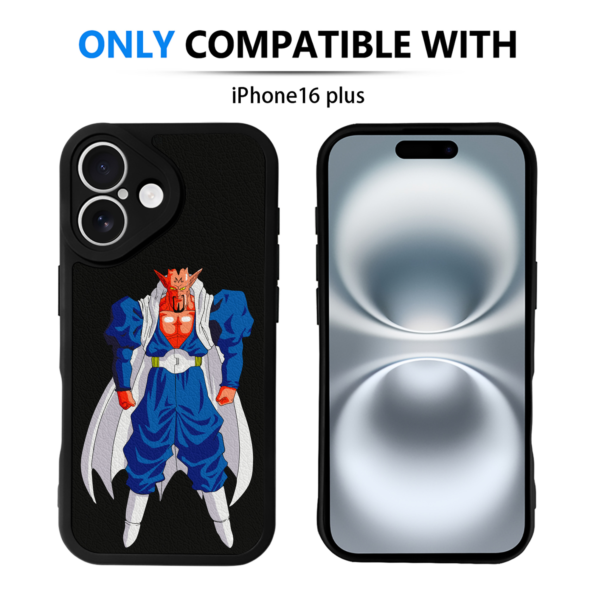 （画像用） ドラゴンボール DRAGON BALL 【iPhone 16シリーズ対応】シリコンスマホケース（レザー調） 材質：シリコン